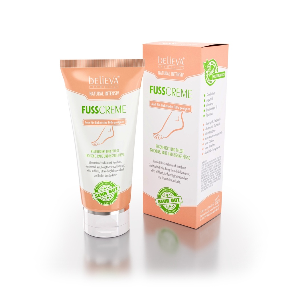 Believa Natural intensiv Fusspflege 100ml