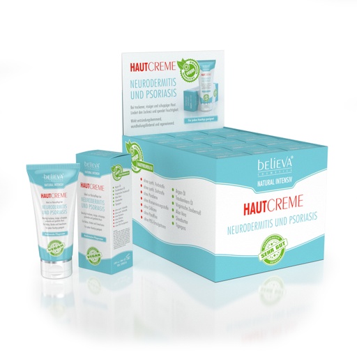 [BNIHC100D] Believa Natural Intensiv Hautcreme Display 100ml
